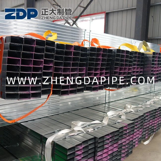 20X40 200X400 Galvanzied suorakulmainen putki