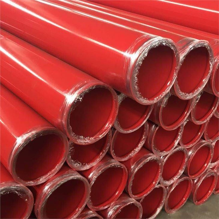 ASTM A795 teräsputki, jota käytetään palosuojaukseen